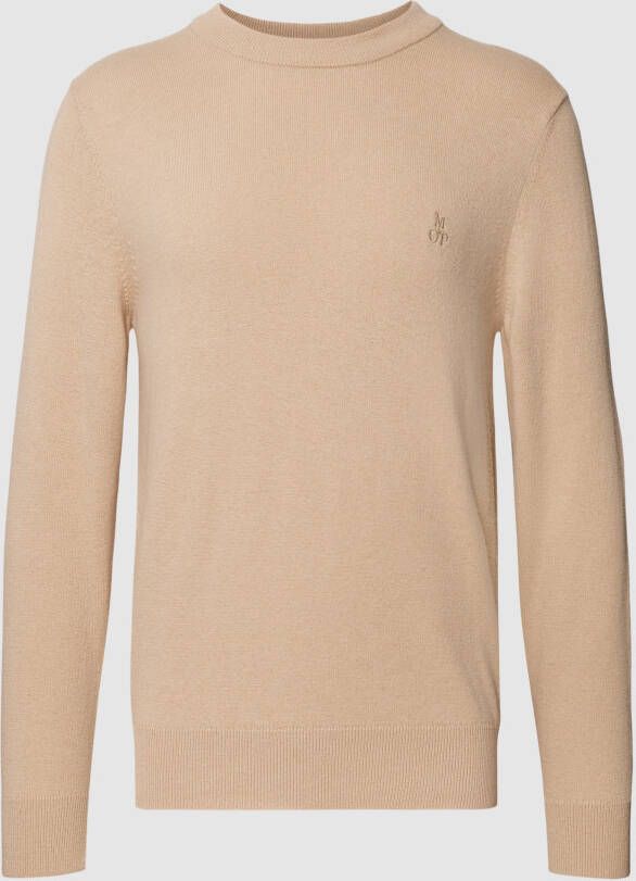 Marc O'Polo Gebreide pullover met logostitching