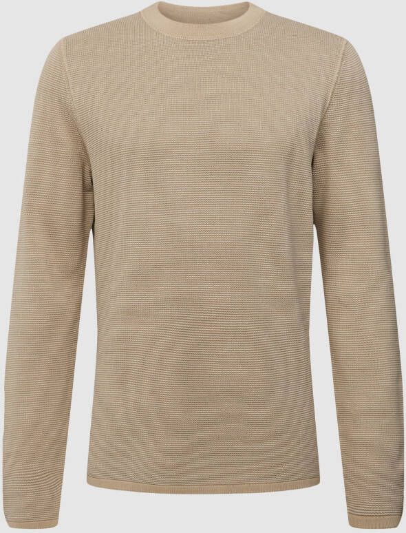 Marc O'Polo Truien met ronde hals Beige Heren
