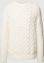 Marc O'Polo Mo'p X Chevignon trui met lange mouwen regular fit. White Heren - Thumbnail 1