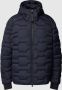 Marc O'Polo quilted gewatteerde jas van gerecycled polyester dark navy - Thumbnail 2