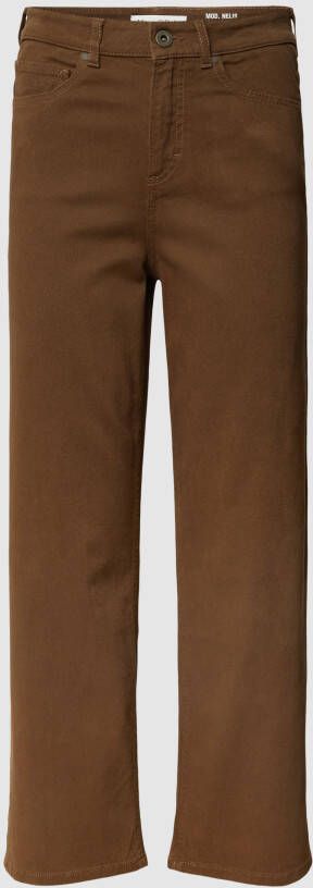 Marc O'Polo Five-pocket trousers Nelis wide model Bruin Dames - Foto 1