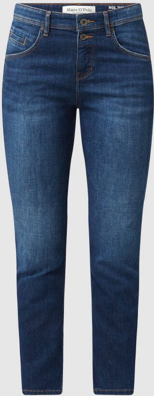 Marc O'Polo Korte boyfriend fit jeans met stretch model 'Theda'