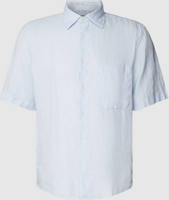 Marc O'Polo Shirt met korte mouwen Blauw Heren