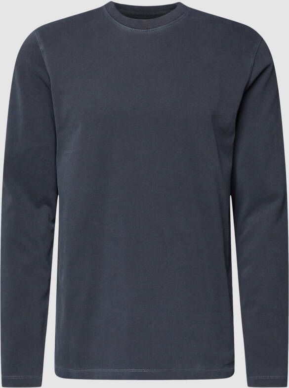 Marc O'Polo Shirt met lange mouwen T-shirt long sleeve crew neck embroidery