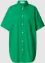 Marc O'Polo Loose fit overhemdblouse met borstzak - Thumbnail 1