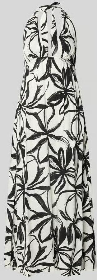 Marc O'Polo A-lijn strandjurk van pure viscose model 'ABSTRACT FLORAL DRESS' - Foto 2