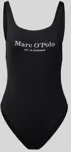 Marc O'Polo Badpak Essentials sneldrogend diepe ruguitsnijding logo-belettering - Foto 8