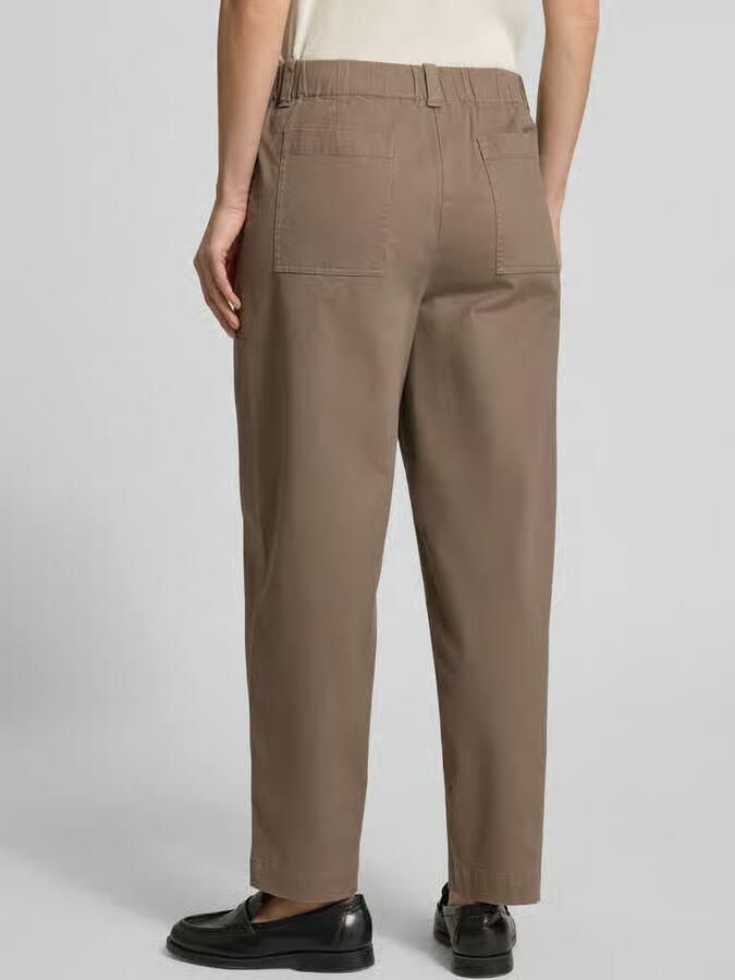 Marc O'Polo barrel fit broek van katoenmix - Foto 3