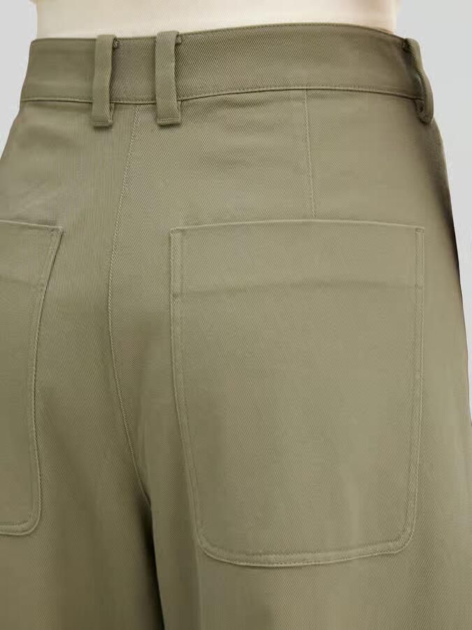 Marc O'Polo barrel fit jeans van katoenmix met opgestikte zakken
