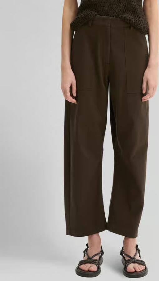 Marc O'Polo barrel fit jeans van katoenmix met opgestikte zakken - Foto 2