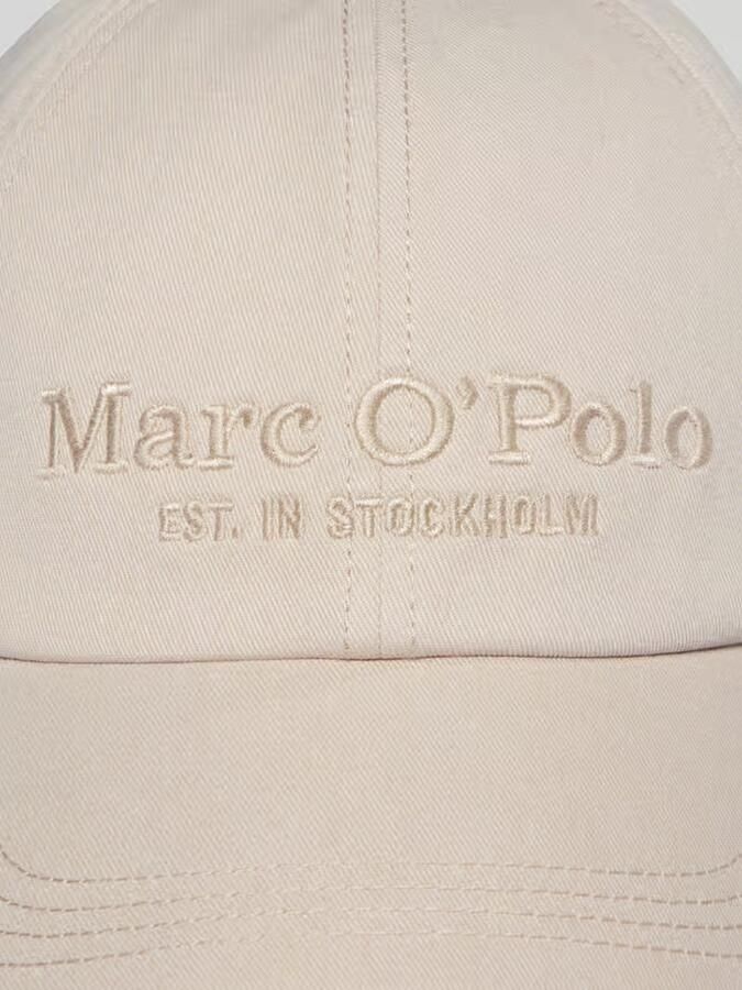 Marc O'Polo Baseballpet met labelstitching