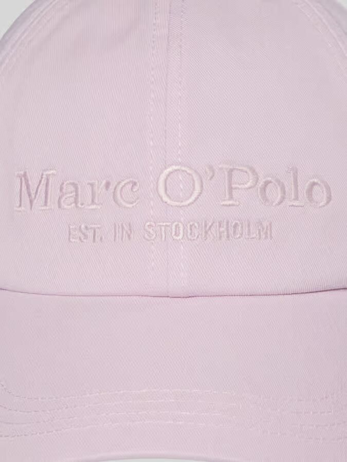 Marc O'Polo Baseballpet met labelstitching
