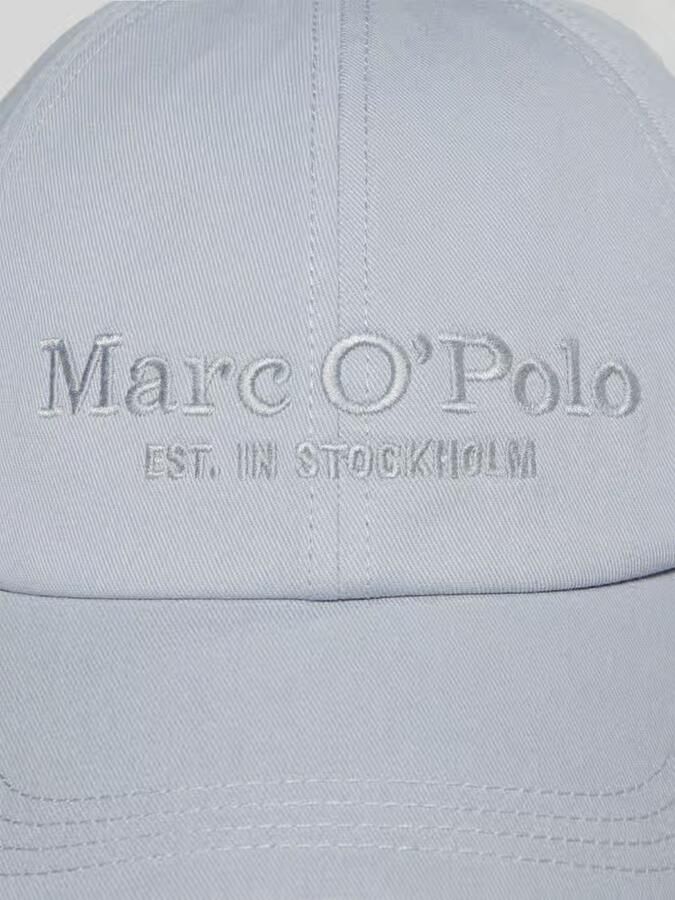 Marc O'Polo Baseballpet met labelstitching