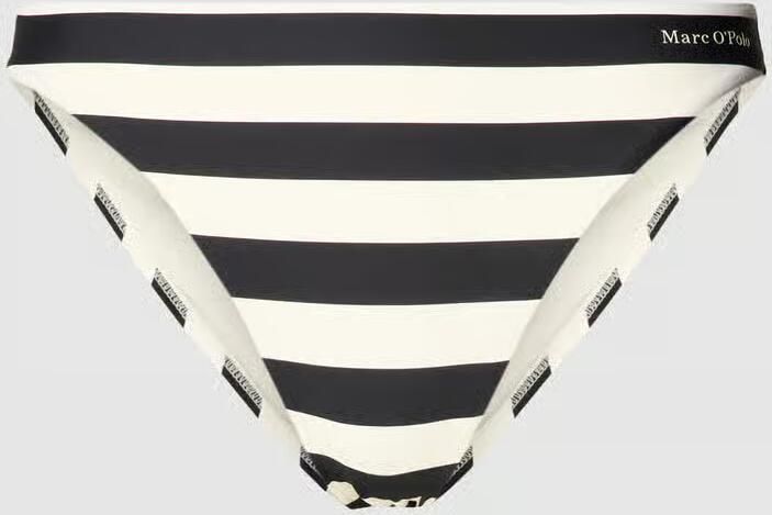 Marc O'Polo Bikinibroekje Classic Stripes met kleine logo-opdruk - Foto 7