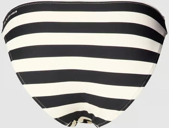 Marc O'Polo Bikinibroekje Classic Stripes met kleine logo-opdruk - Foto 7