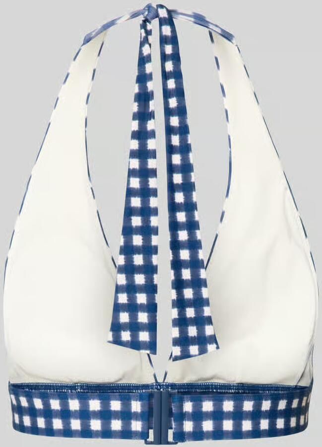 Marc O'Polo Bikinitop met halter model 'GINGHAM TRIANGLE TOP' - Foto 3