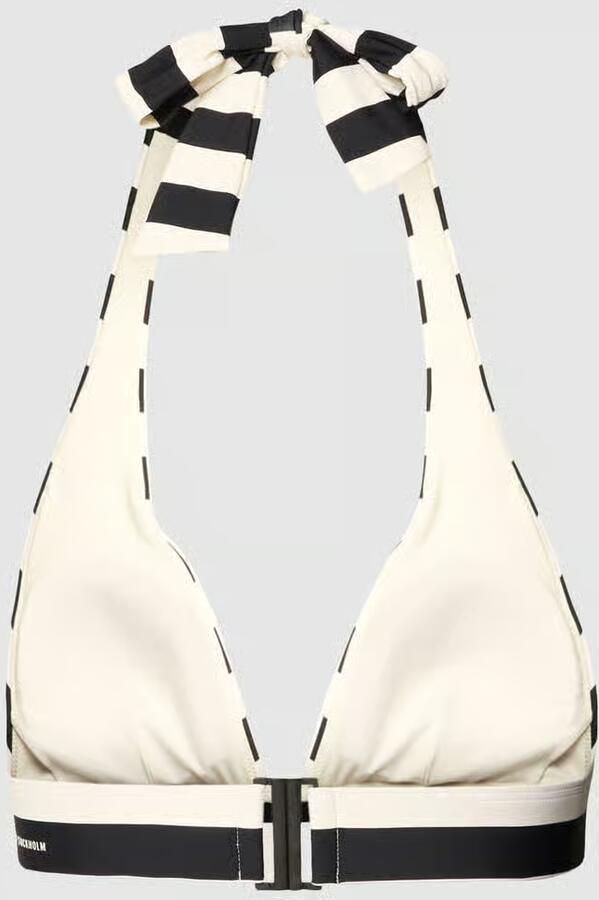 Marc O'Polo Triangel-bikinitop Classic Stripes met een logo-opschrift - Foto 7
