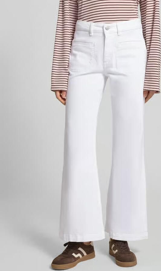Marc O'Polo bootcut jeans van katoenmix model 'CAYA' - Foto 3