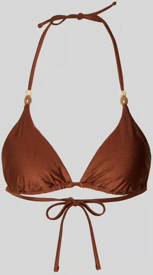 Marc O'Polo Bovendeel van een bikini met labelprint