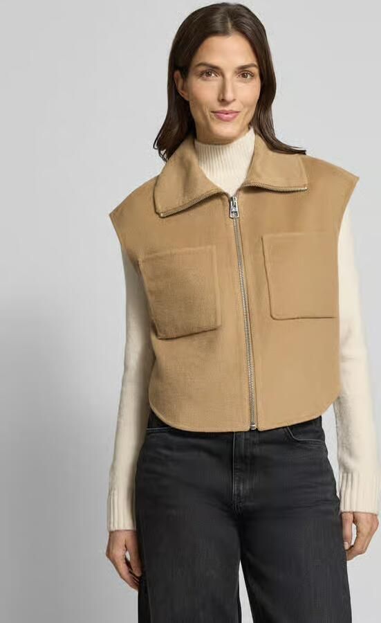 Marc O'Polo Boxy fit gilet van wolmix - Foto 2