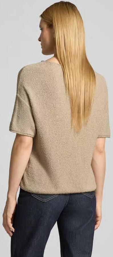 Marc O'Polo Boxy fit pullover van mix van katoen en badstof