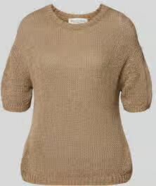 Marc O'Polo boxy fit pullover van katoenmix