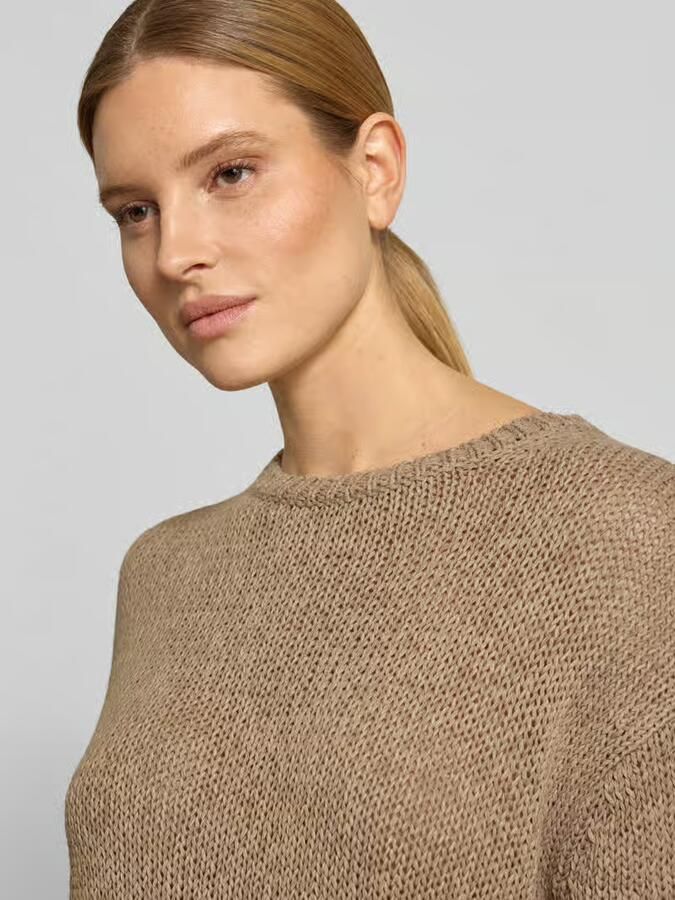 Marc O'Polo boxy fit pullover van katoenmix