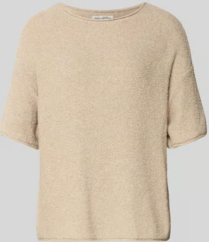 Marc O'Polo Boxy fit pullover van mix van katoen en badstof