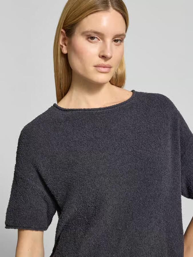 Marc O'Polo Boxy fit pullover van mix van katoen en badstof - Foto 2
