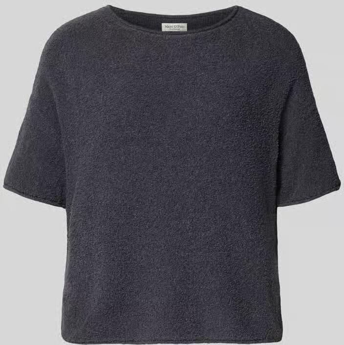 Marc O'Polo Boxy fit pullover van mix van katoen en badstof