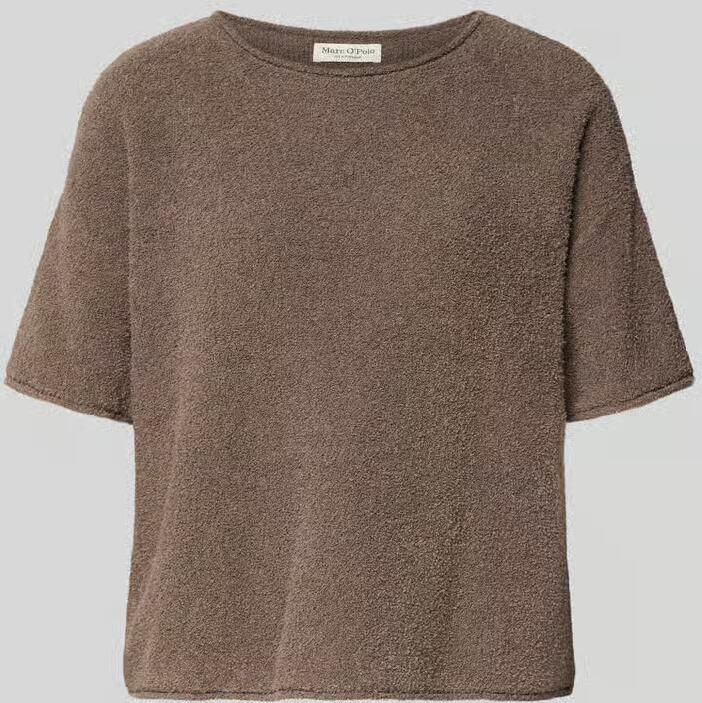 Marc O'Polo Boxy fit pullover van mix van katoen en badstof