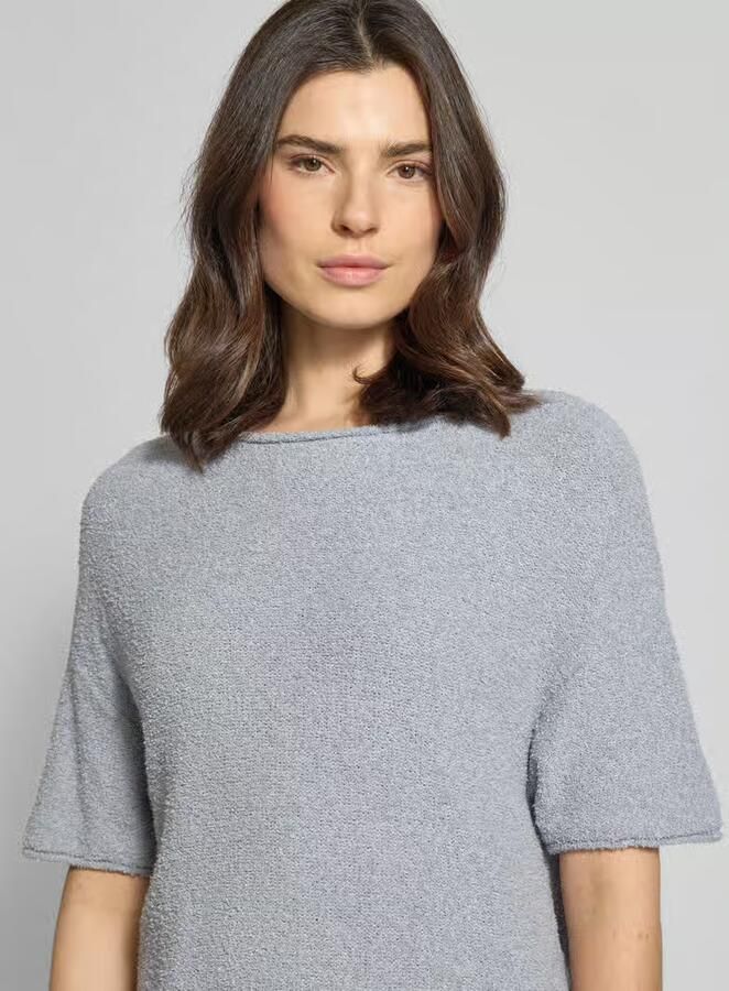 Marc O'Polo Boxy fit pullover van mix van katoen en badstof - Foto 2