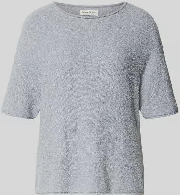Marc O'Polo Boxy fit pullover van mix van katoen en badstof
