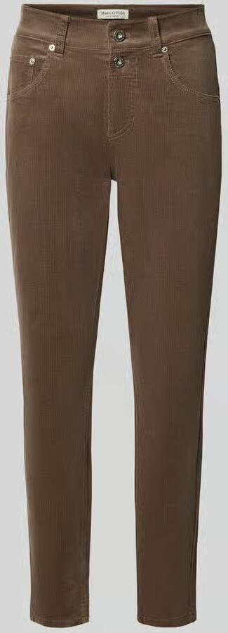 Marc O'Polo Boyfriend fit corduroy broek van katoenmix