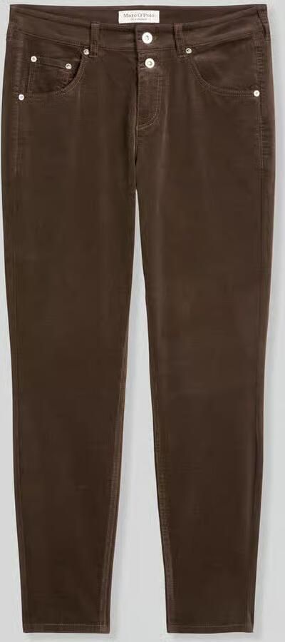 Marc O'Polo Boyfriend fit corduroy broek van katoenmix