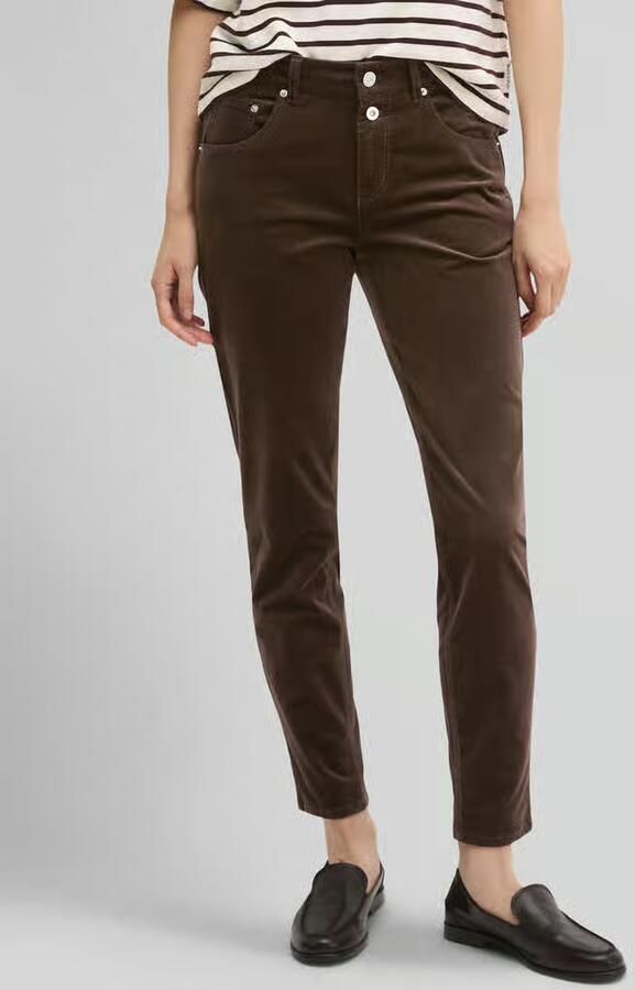 Marc O'Polo Boyfriend fit corduroy broek van katoenmix - Foto 2