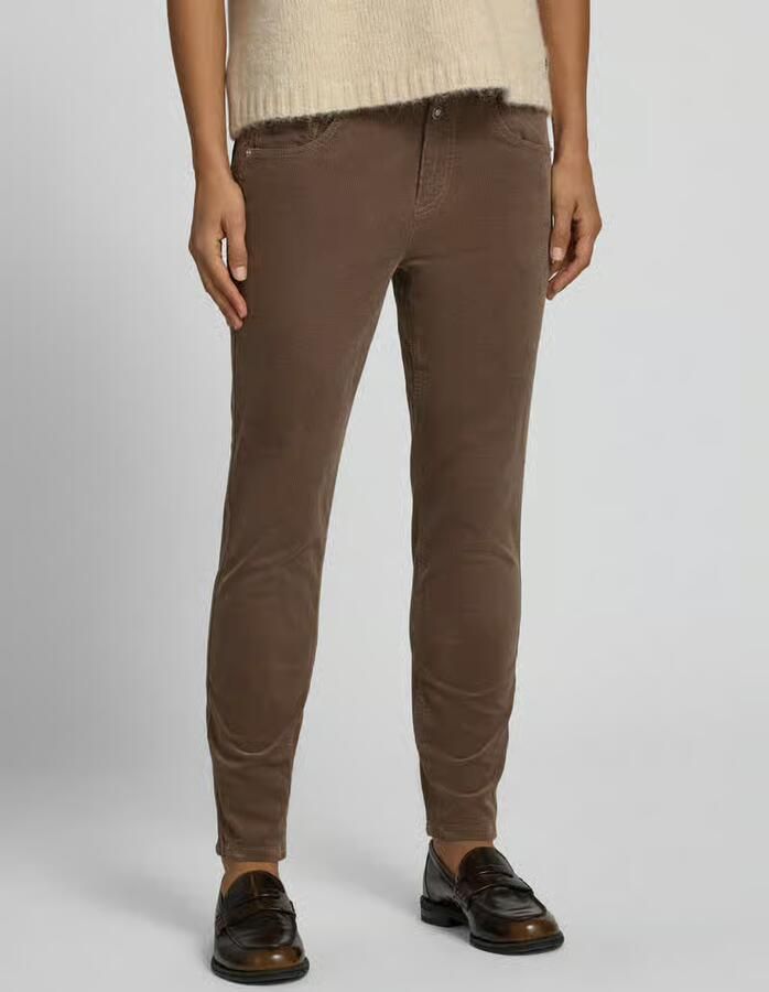 Marc O'Polo Boyfriend fit corduroy broek van katoenmix - Foto 3