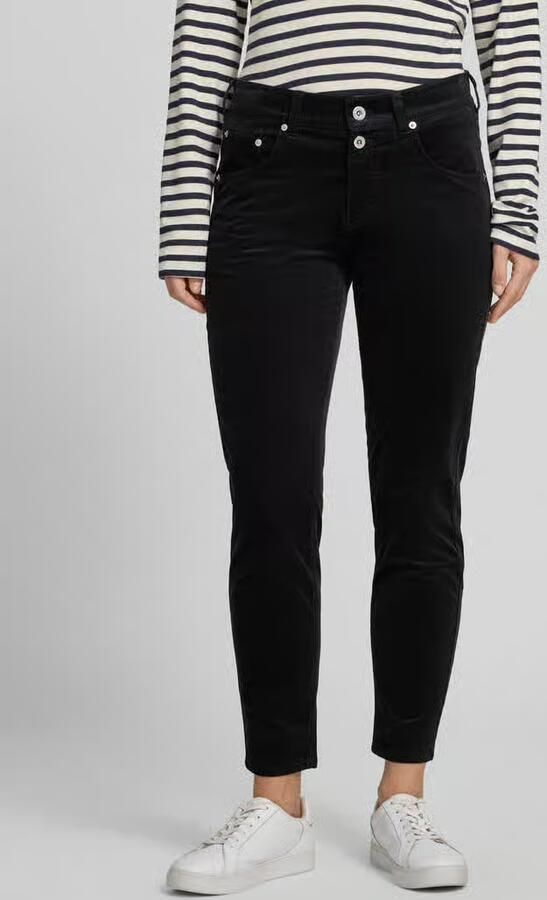 Marc O'Polo Boyfriend fit corduroy broek van katoenmix - Foto 3