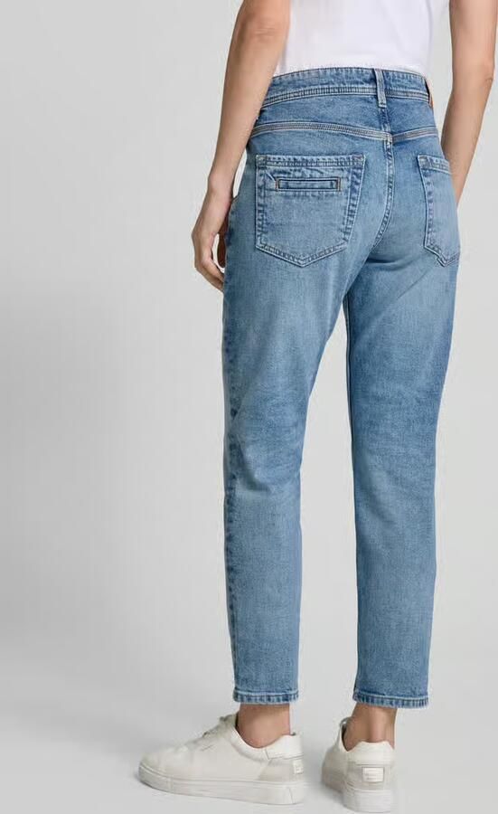Marc O'Polo Boyfriend fit jeans met labeldetails