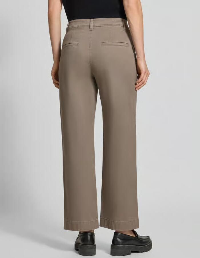 Marc O'Polo chino met regular fit van mix van katoen en lyocell - Foto 2