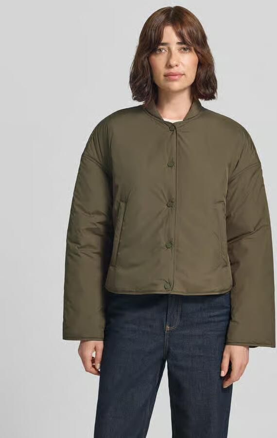 Marc O'Polo comfort fit blouson van satijn - Foto 2