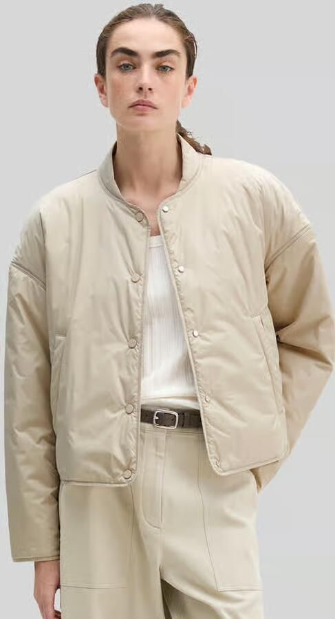 Marc O'Polo comfort fit blouson van satijn - Foto 2