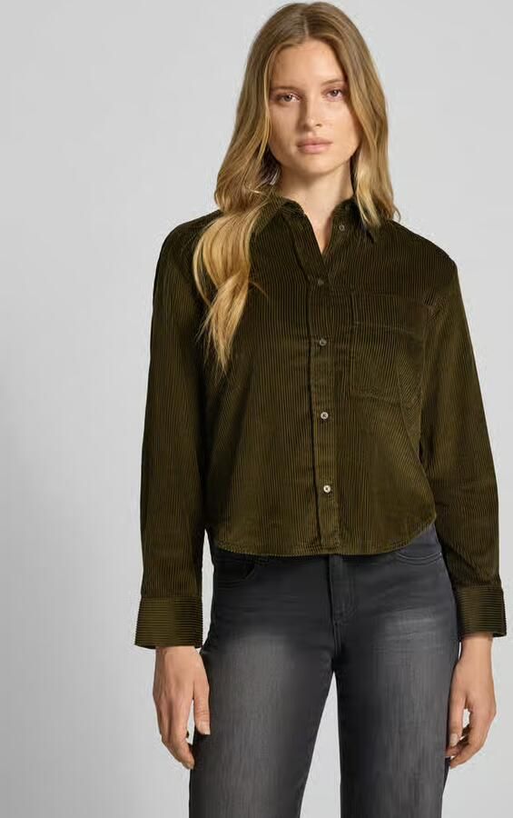 Marc O'Polo comfort fit overhemdblouse van puur katoen - Foto 2