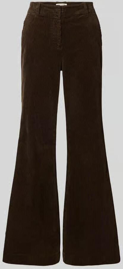 Marc O'Polo flared fit corduroy broek van katoenmix