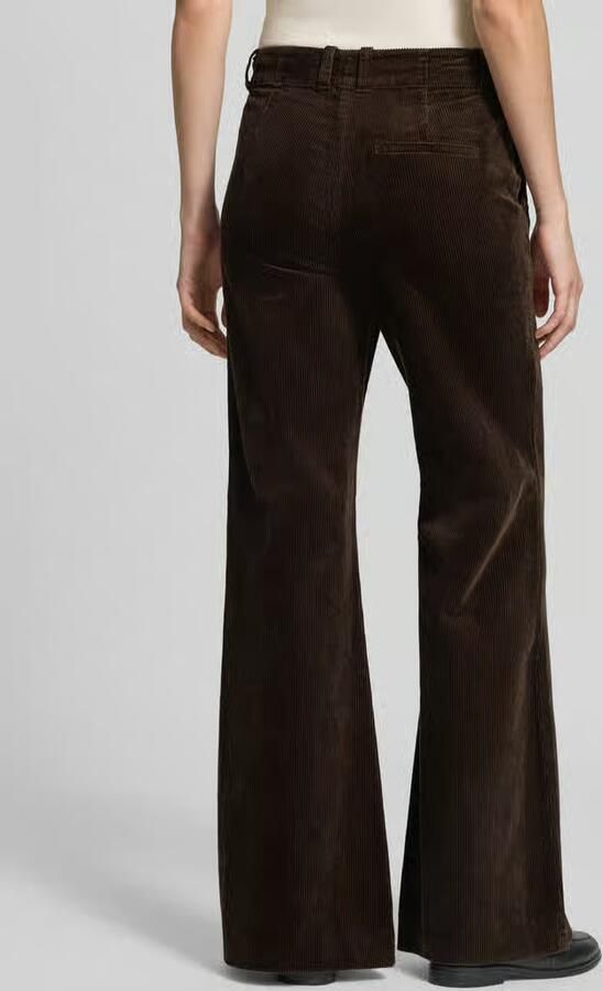 Marc O'Polo flared fit corduroy broek van katoenmix - Foto 3