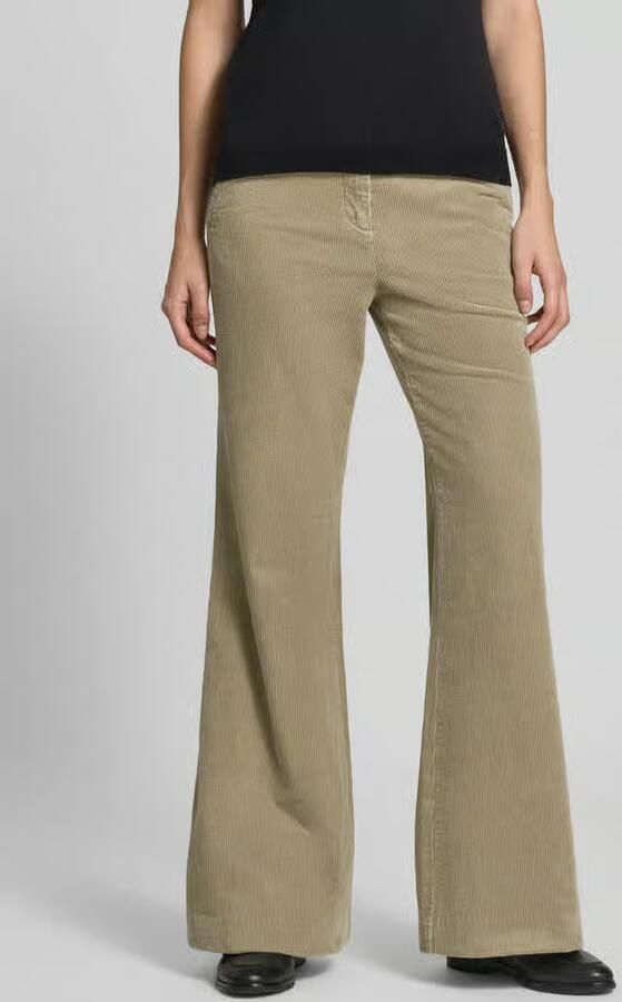 Marc O'Polo flared fit corduroy broek van katoenmix - Foto 3