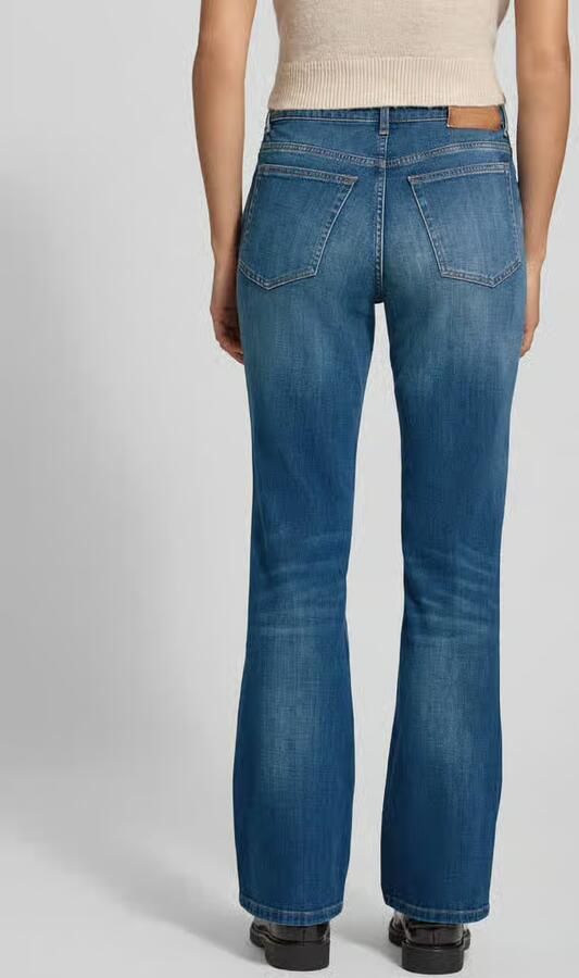 Marc O'Polo Flared jeans van katoenmix