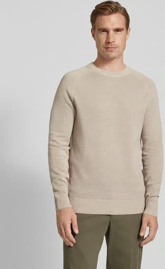 MARC O POLO Gebreide pullover met ribboorden - Foto 2