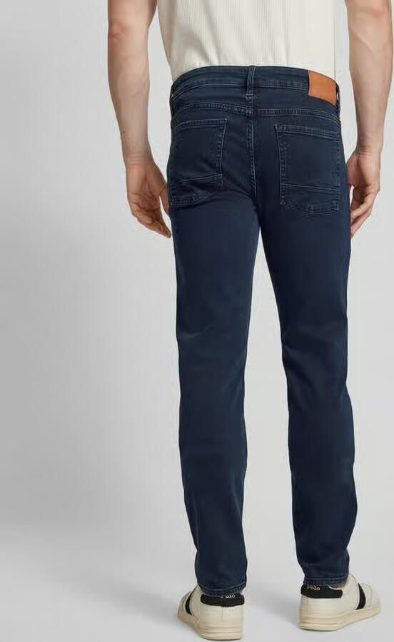 Marc O'Polo Shaped fit jeans met labelpatch model 'Sjöbo'