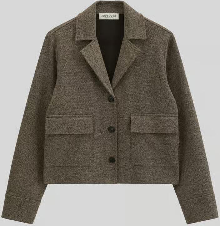 Marc O'Polo Korte blazer van katoenmix